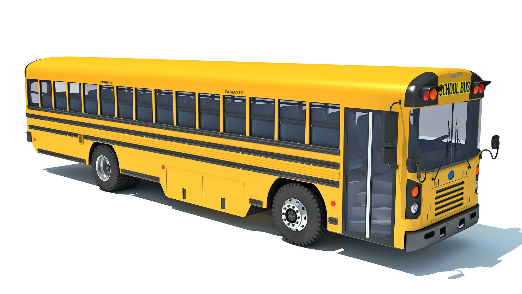 School Bus 3D model_8