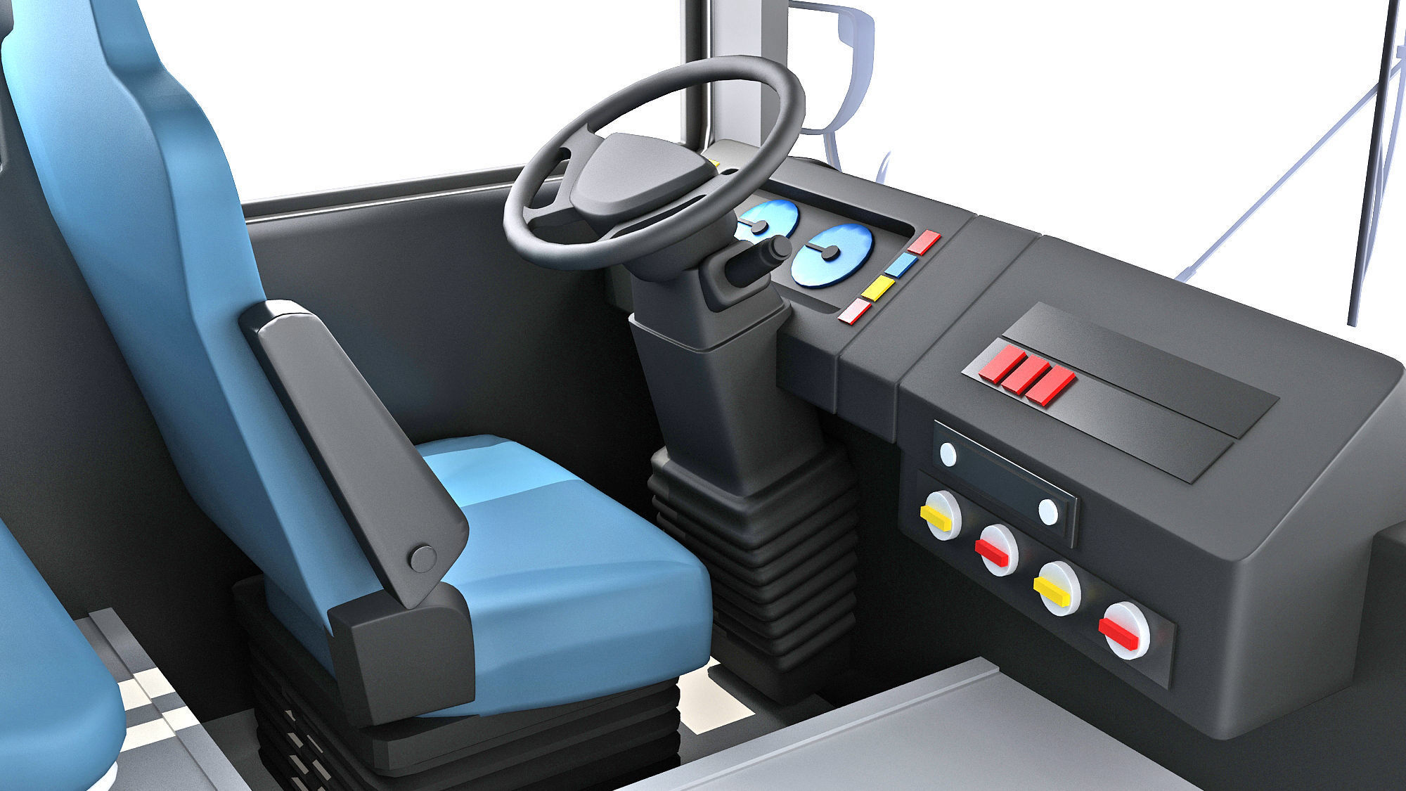 School Bus 3D model_17