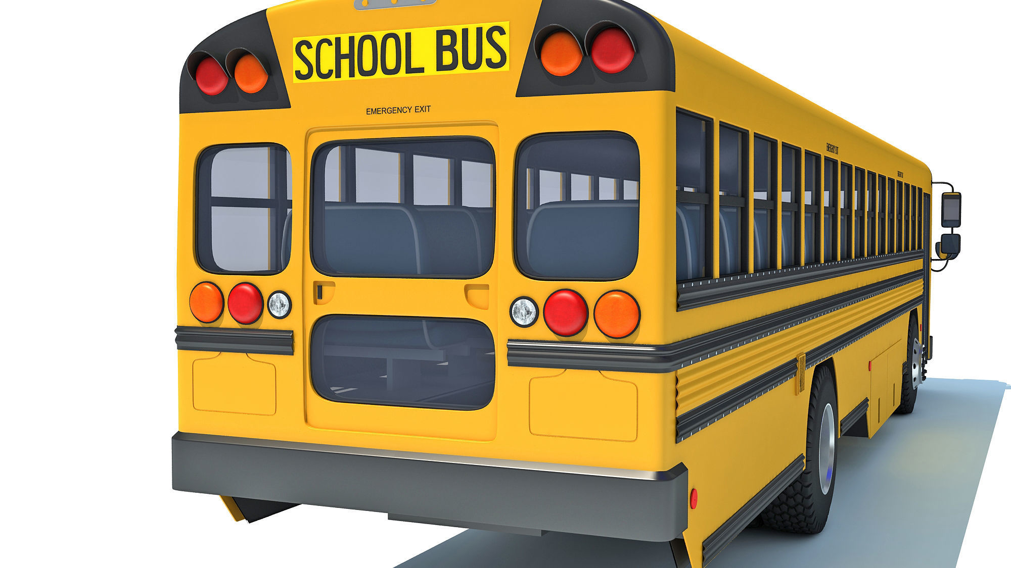 School Bus 3D model_19