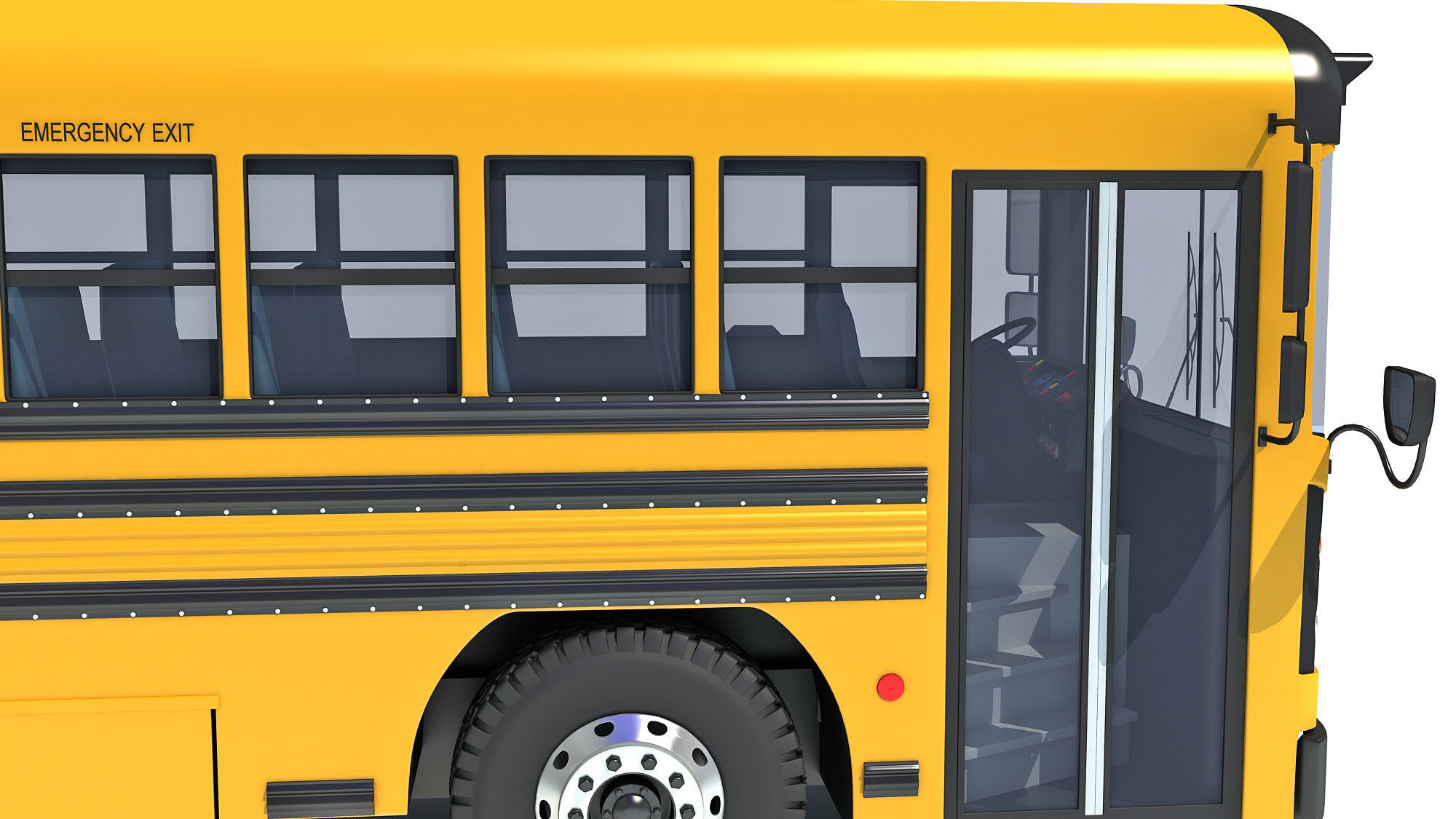School Bus 3D model_14