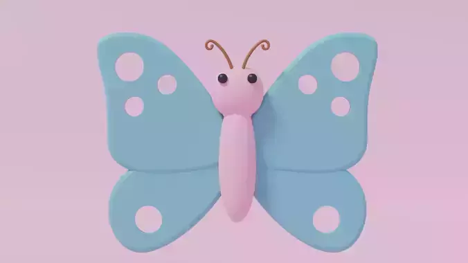 Cartoon Cute Butterfly 4