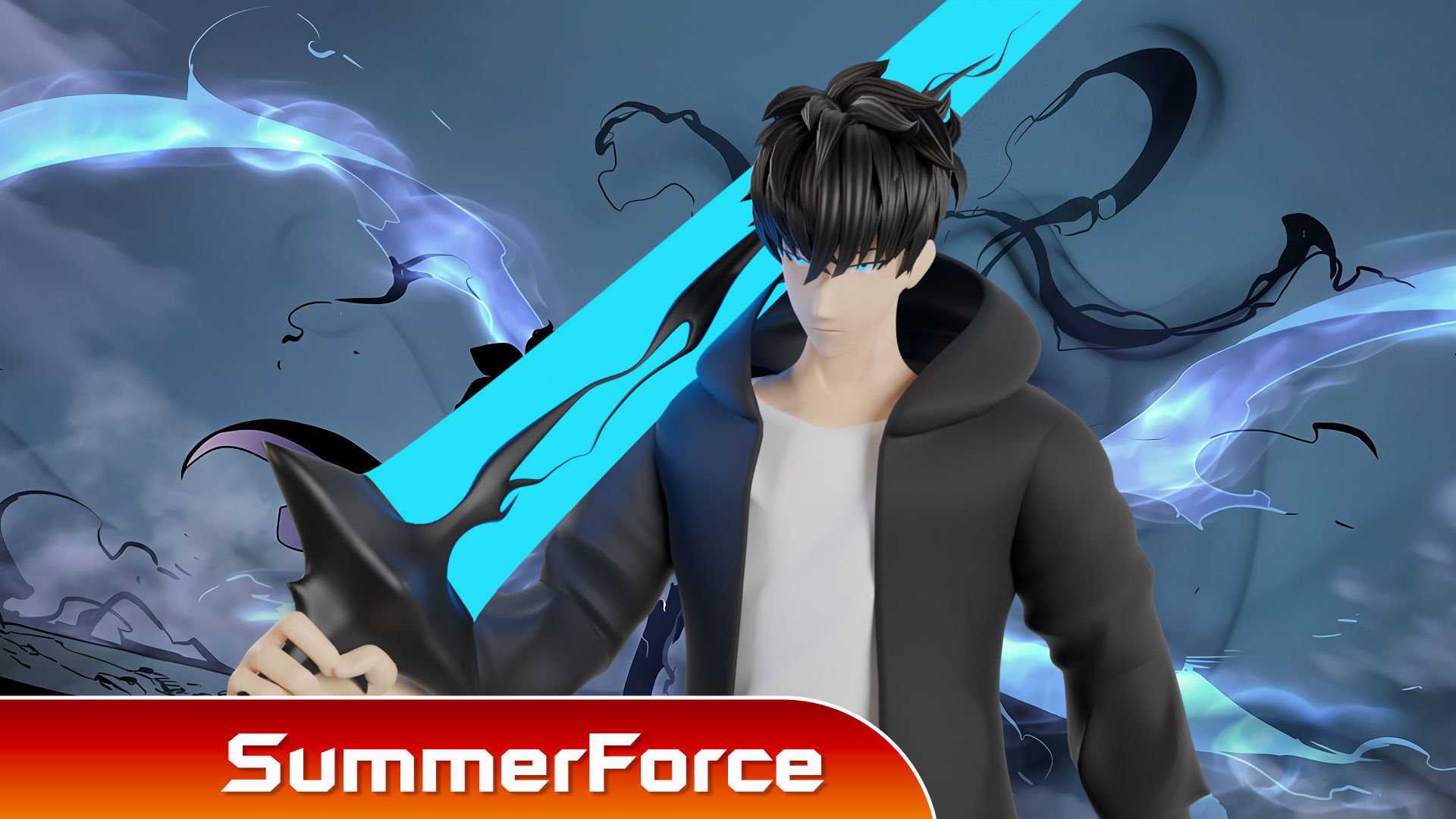 Sung Jin Woo - Solo leveling 3D model_2