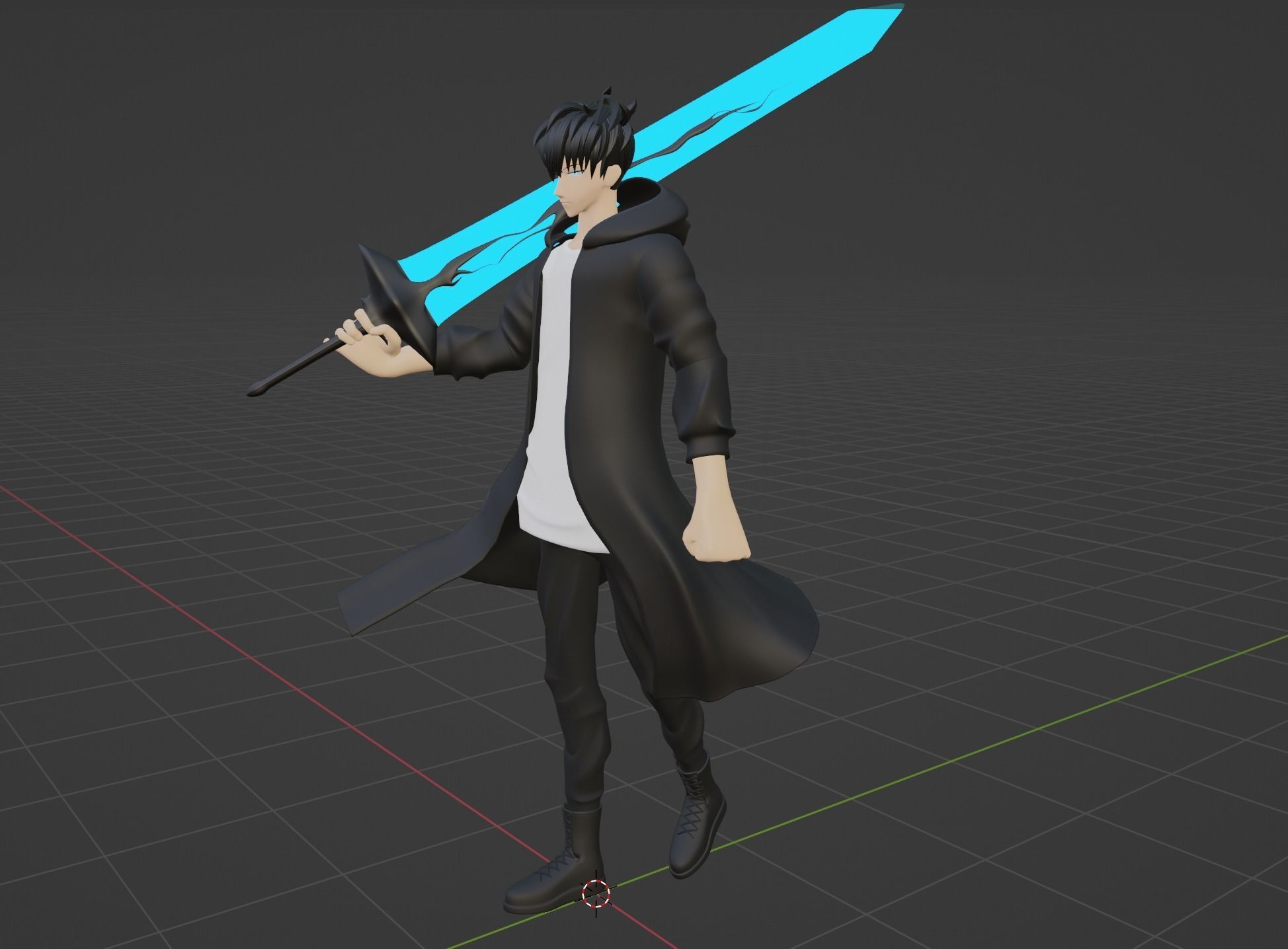 Sung Jin Woo - Solo leveling 3D model_9