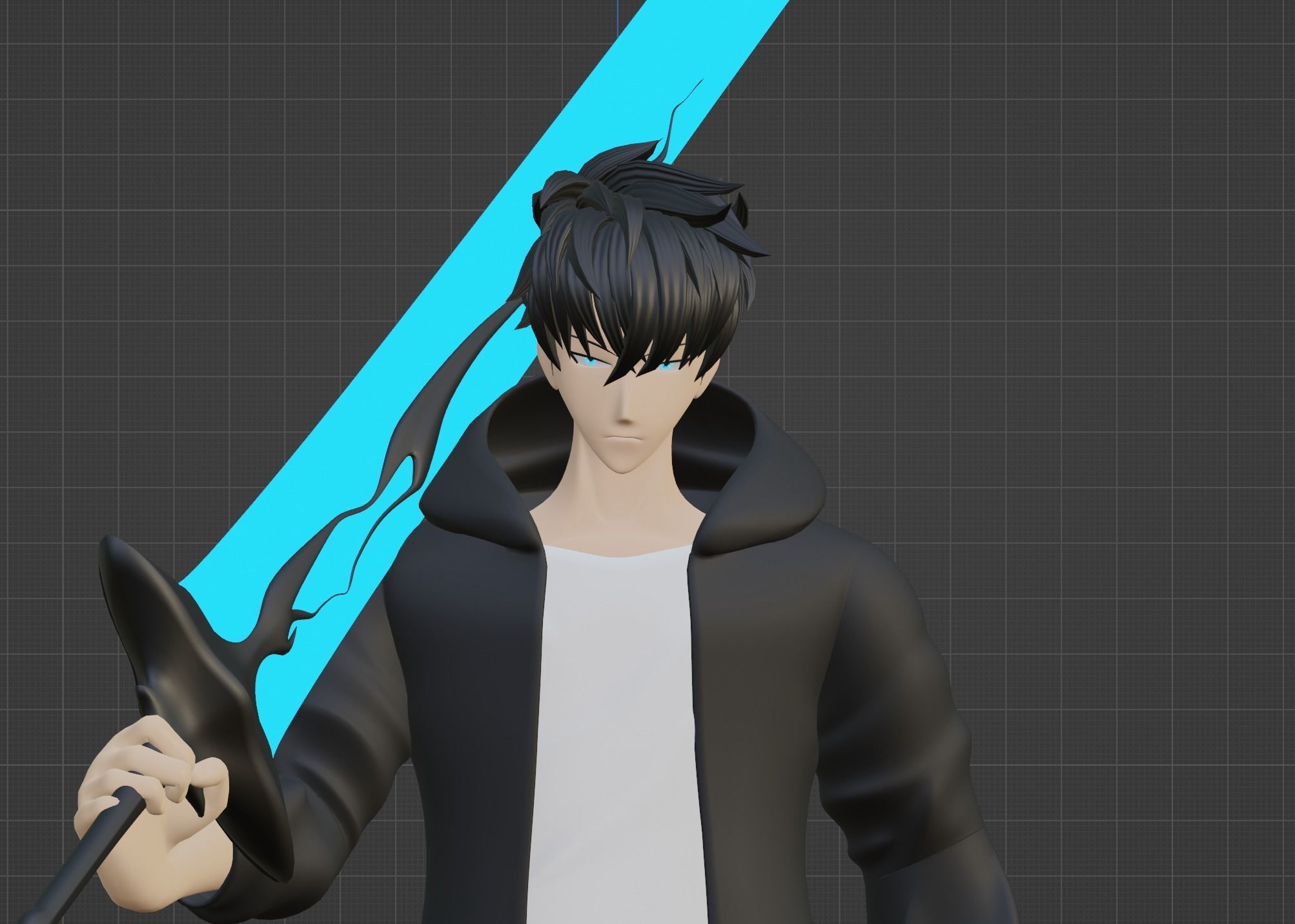 Sung Jin Woo - Solo leveling 3D model_12