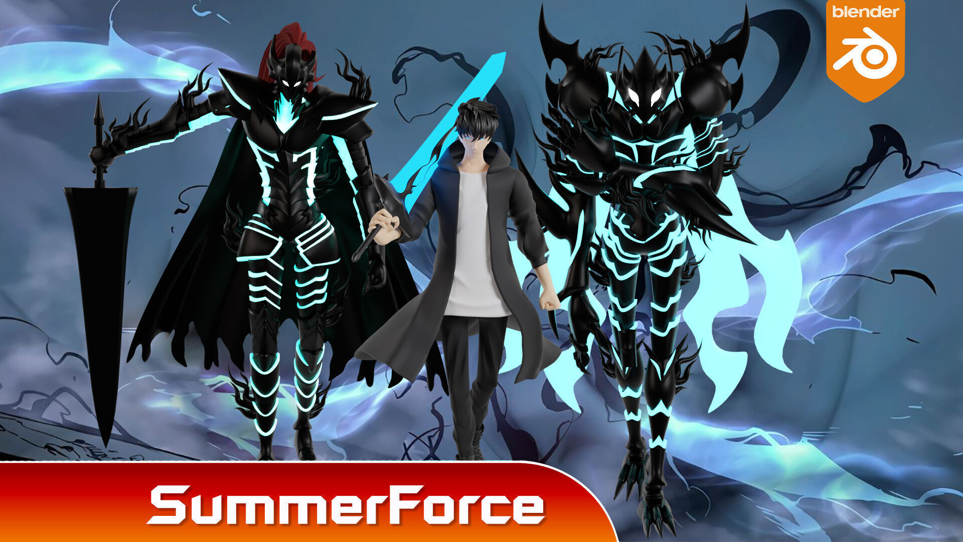 Sung Jin Woo - Solo leveling 3D model_6