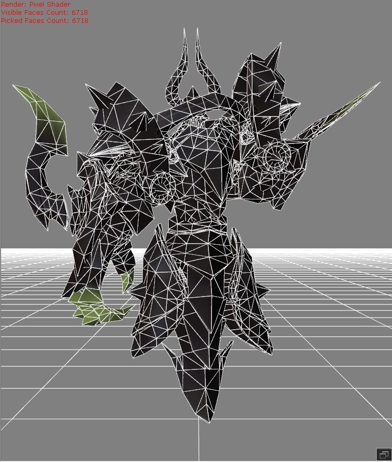 Uranus Aethereal Defender Low-poly 3D model_7