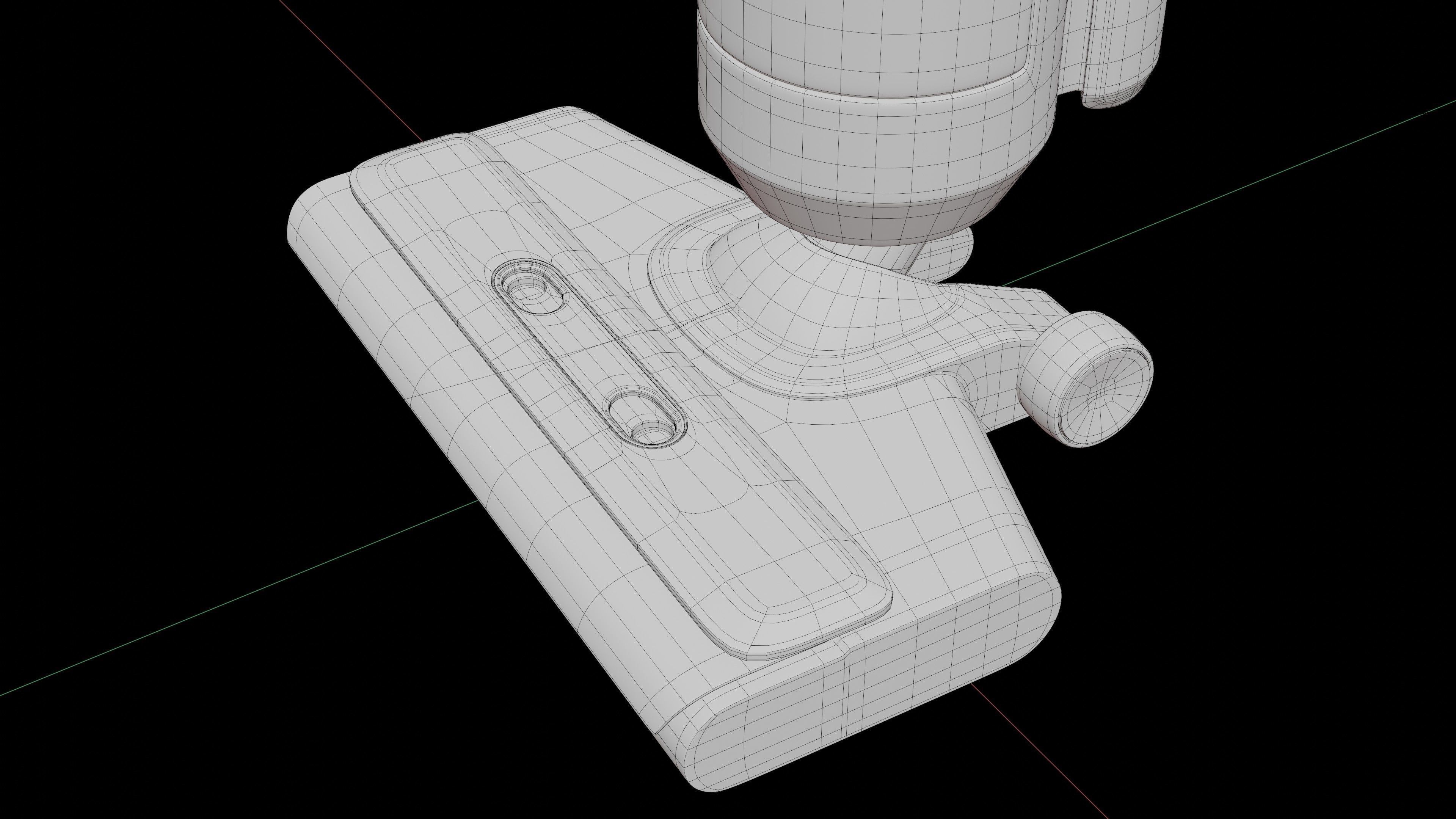 Vacuum cleaner 3D model white color modern style Low-poly 3D model_16