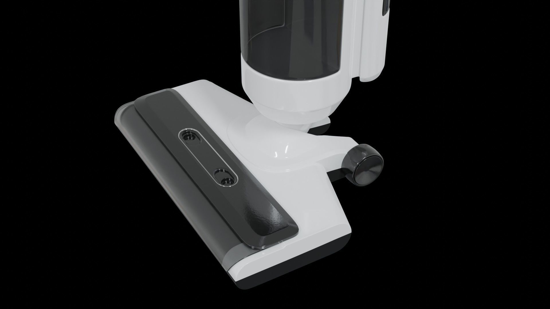 Vacuum cleaner 3D model white color modern style Low-poly 3D model_9