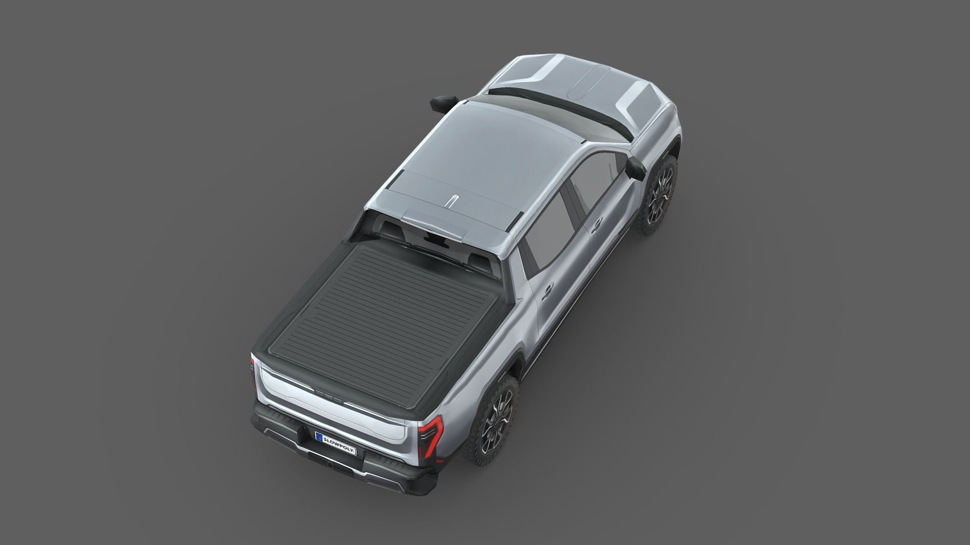 GMC Sierra EV 2024 Low-poly 3D model_4