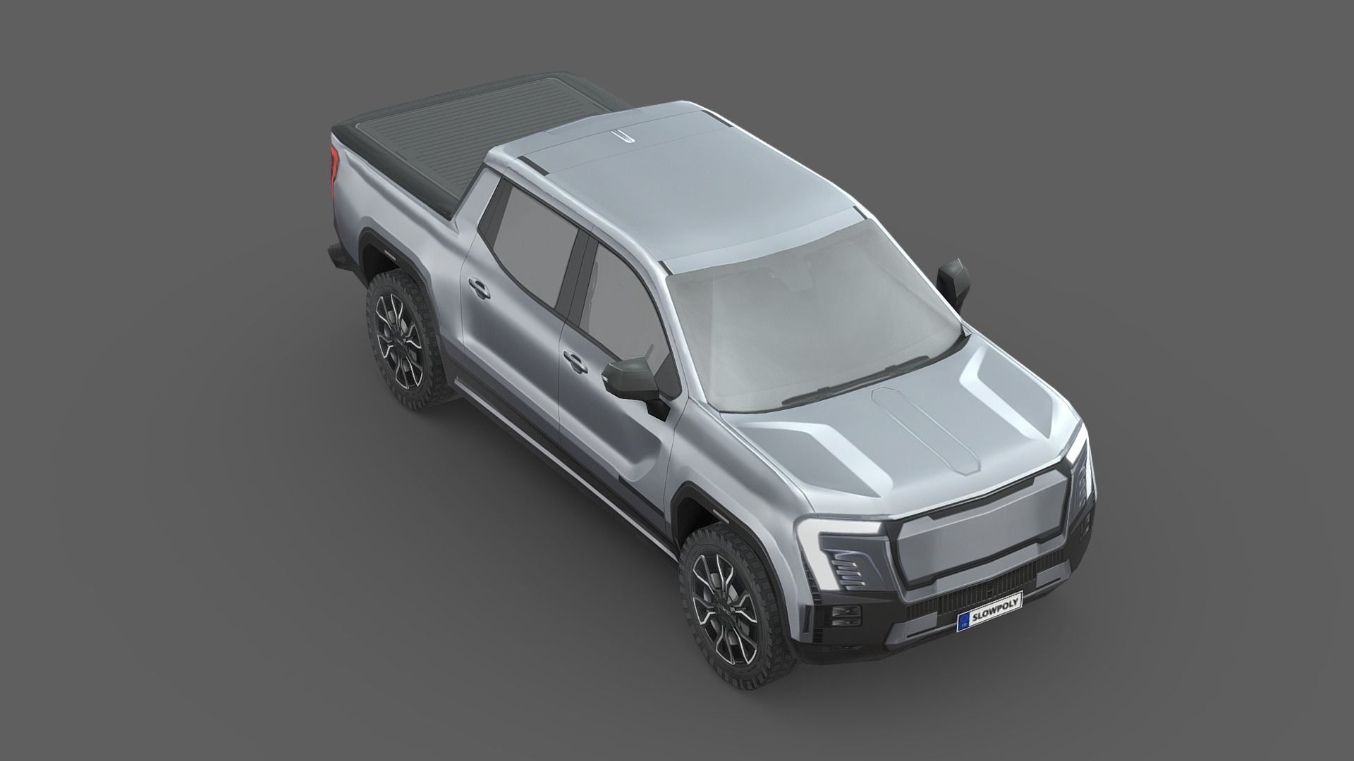 GMC Sierra EV 2024 Low-poly 3D model_3