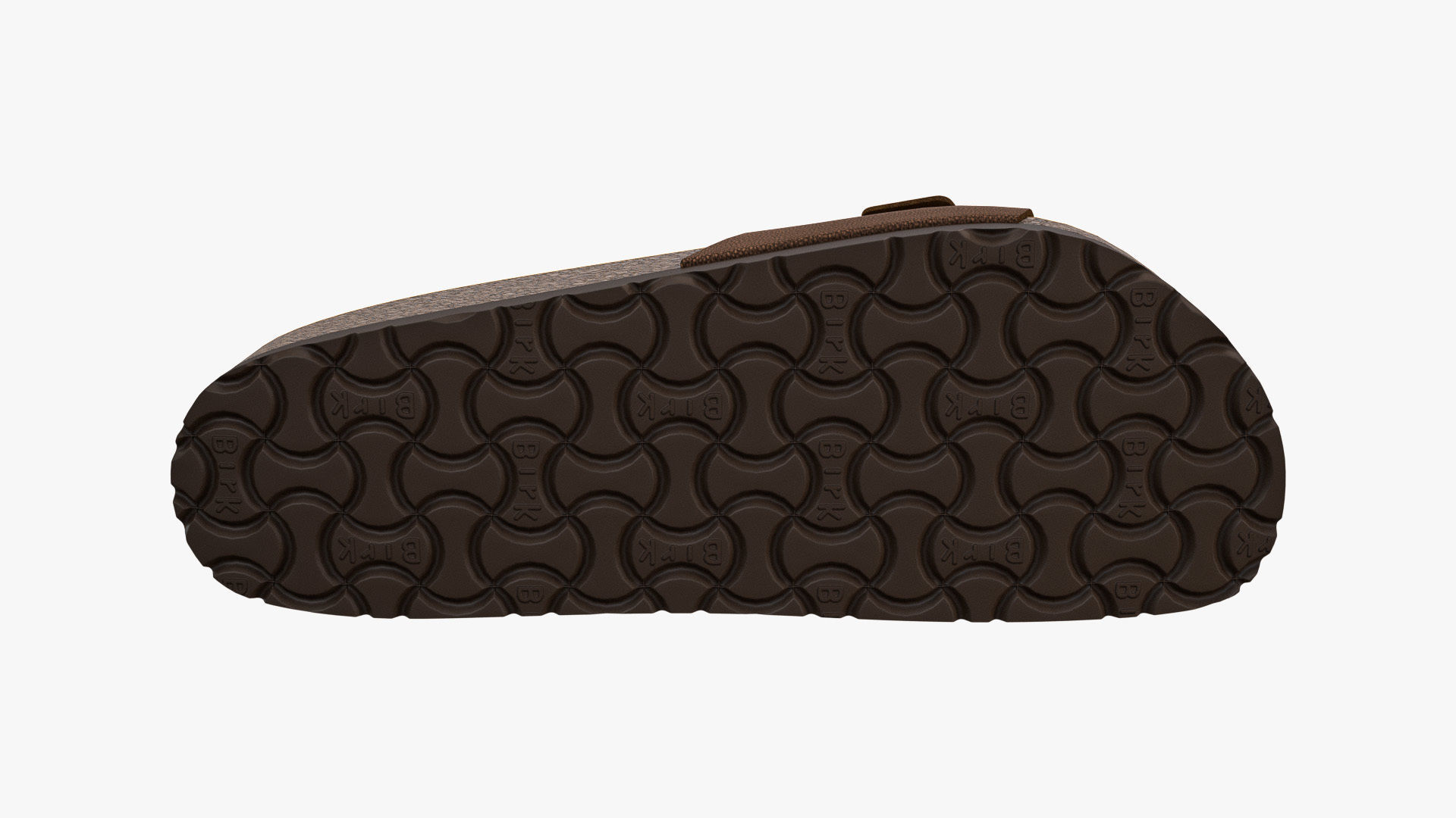 Birkenstock Madrid Brown Leather 3D model_8
