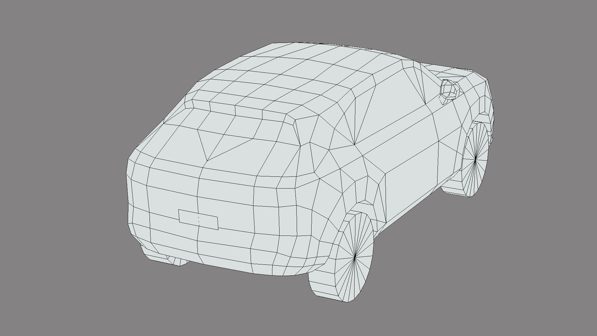Honda HRV Low-poly 3D model_5