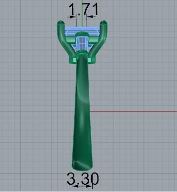 Three Stone Cathedral Setting Ring 4616 3D print model_6