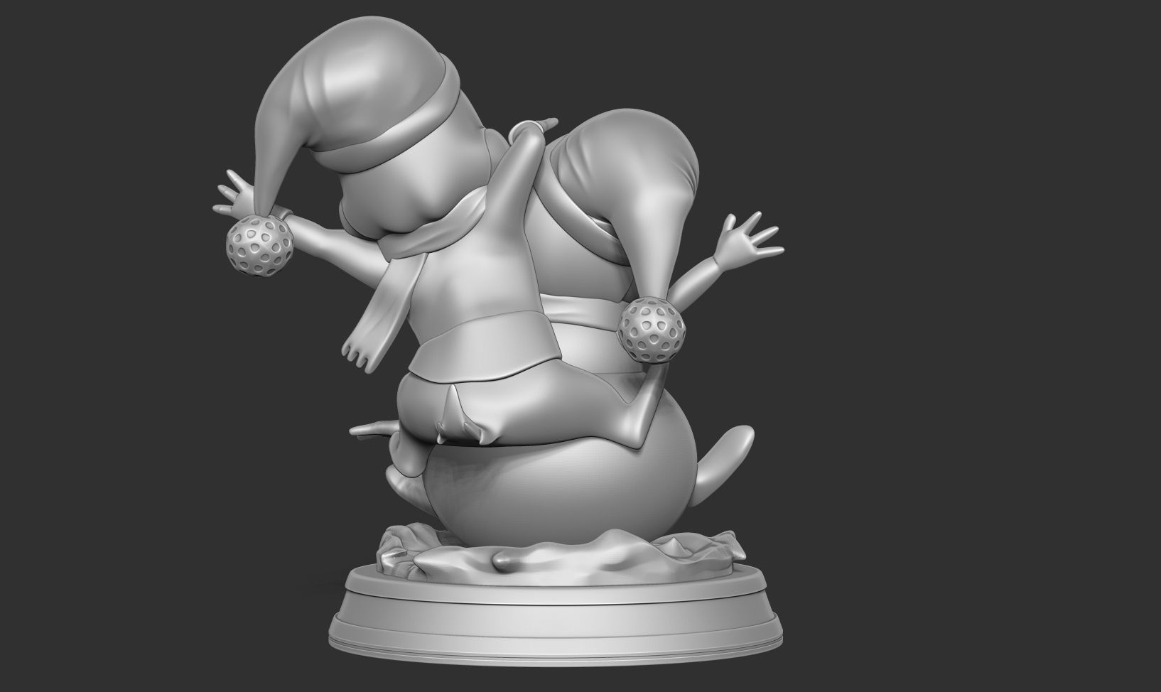 Chip and Dale - Merry Christmas 3D print model_7