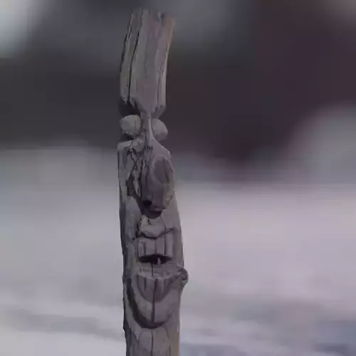 Korean Traditional Totem Pole