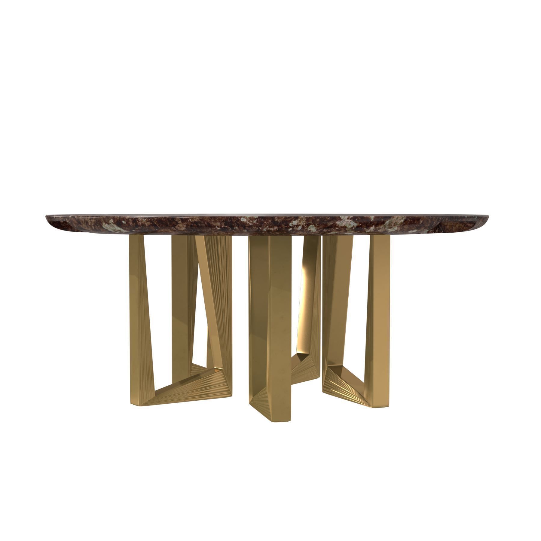 Herve Van der Straeten Table Interference 513 Ronde 3D model_2