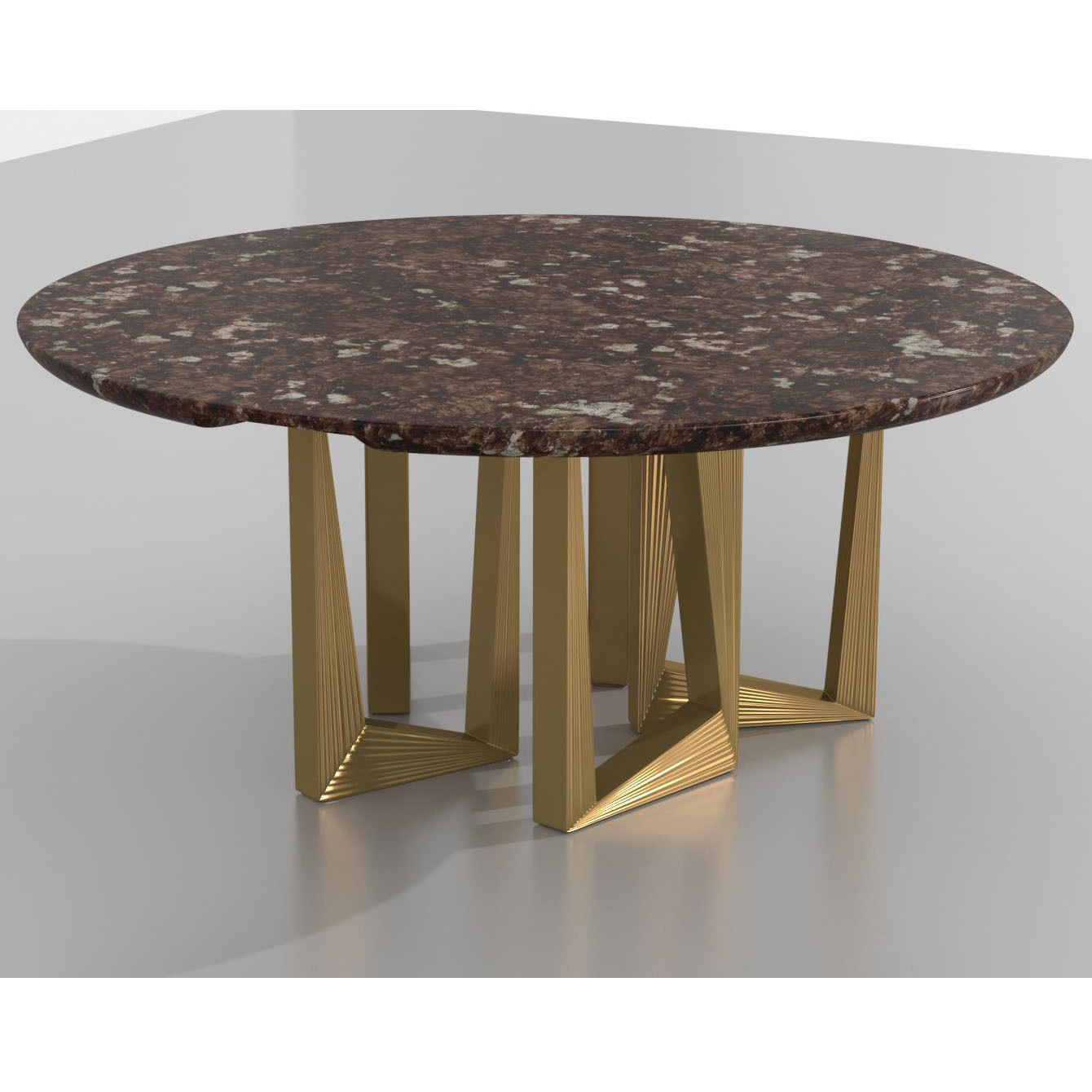 Herve Van der Straeten Table Interference 513 Ronde 3D model_4