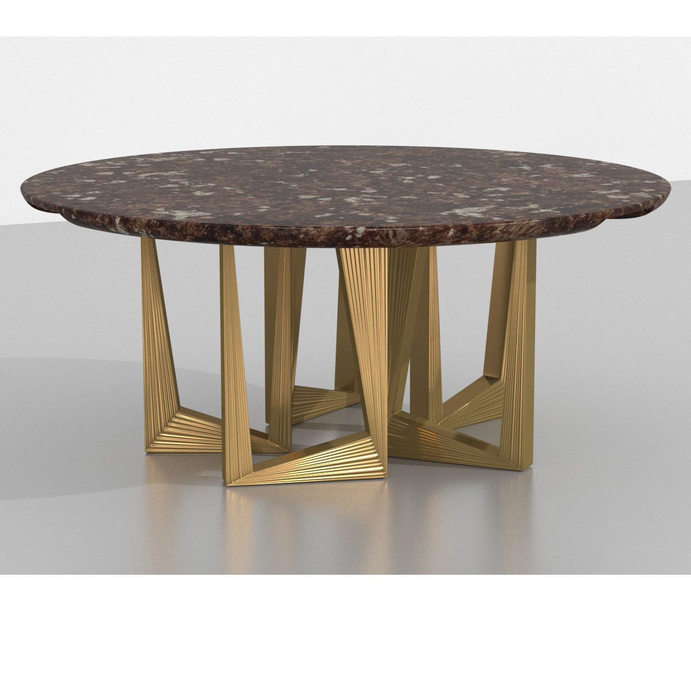 Herve Van der Straeten Table Interference 513 Ronde 3D model_3