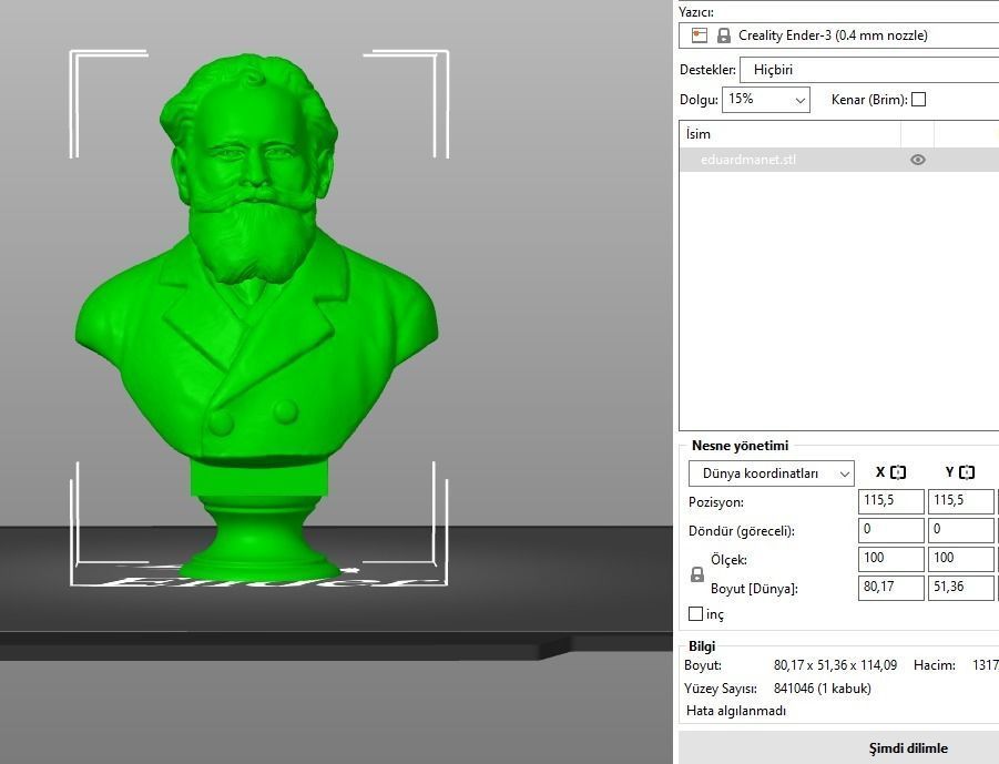 Edouard Manet 3D print model_10
