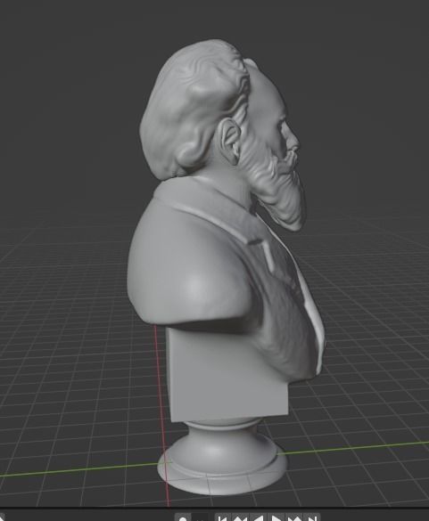 Edouard Manet 3D print model_15