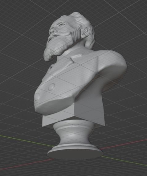 Edouard Manet 3D print model_2