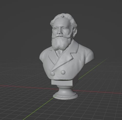 Edouard Manet 3D print model_9