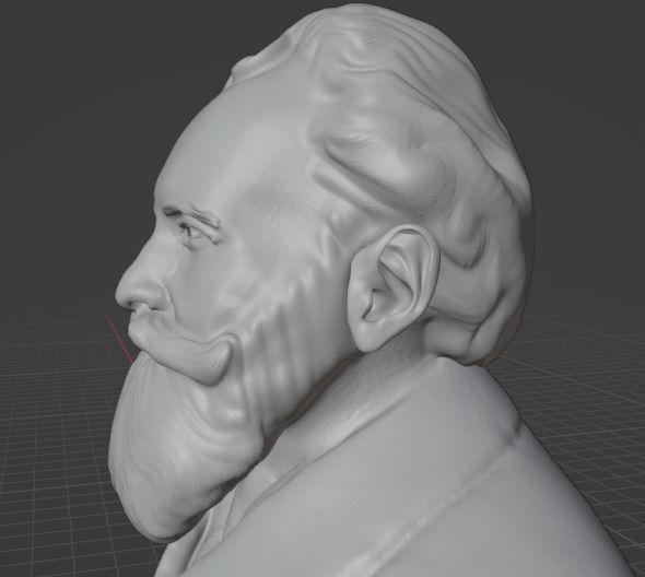 Edouard Manet 3D print model_6