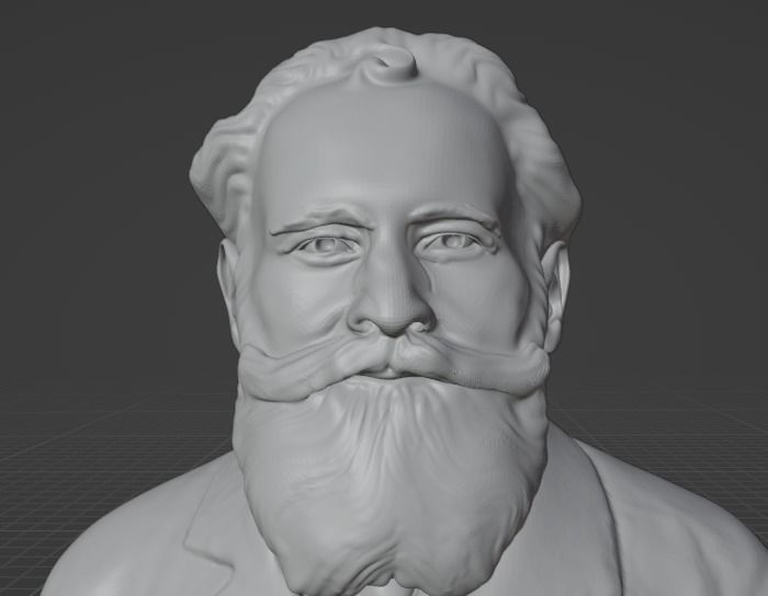 Edouard Manet 3D print model_1