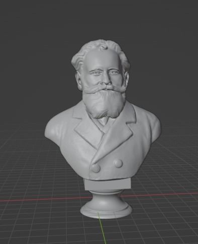 Edouard Manet 3D print model_8