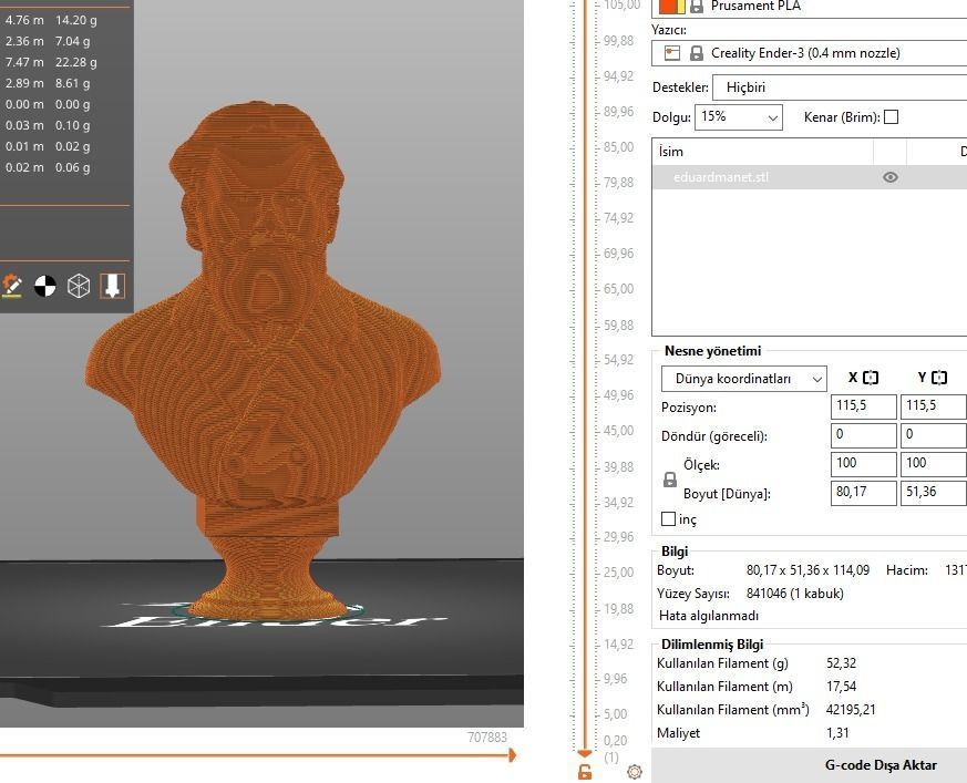 Edouard Manet 3D print model_12