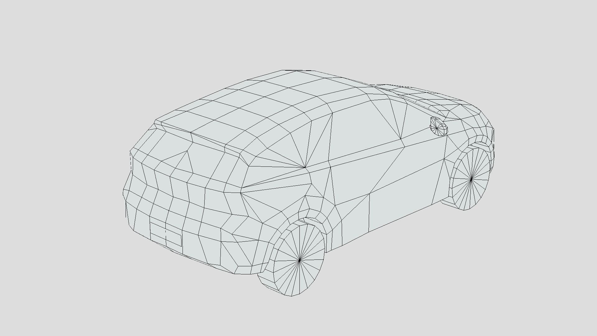 Hyundai Bayon 2022 Low-poly 3D model_5