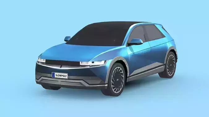 Hyundai IONIQ 5 Low-poly 3D model