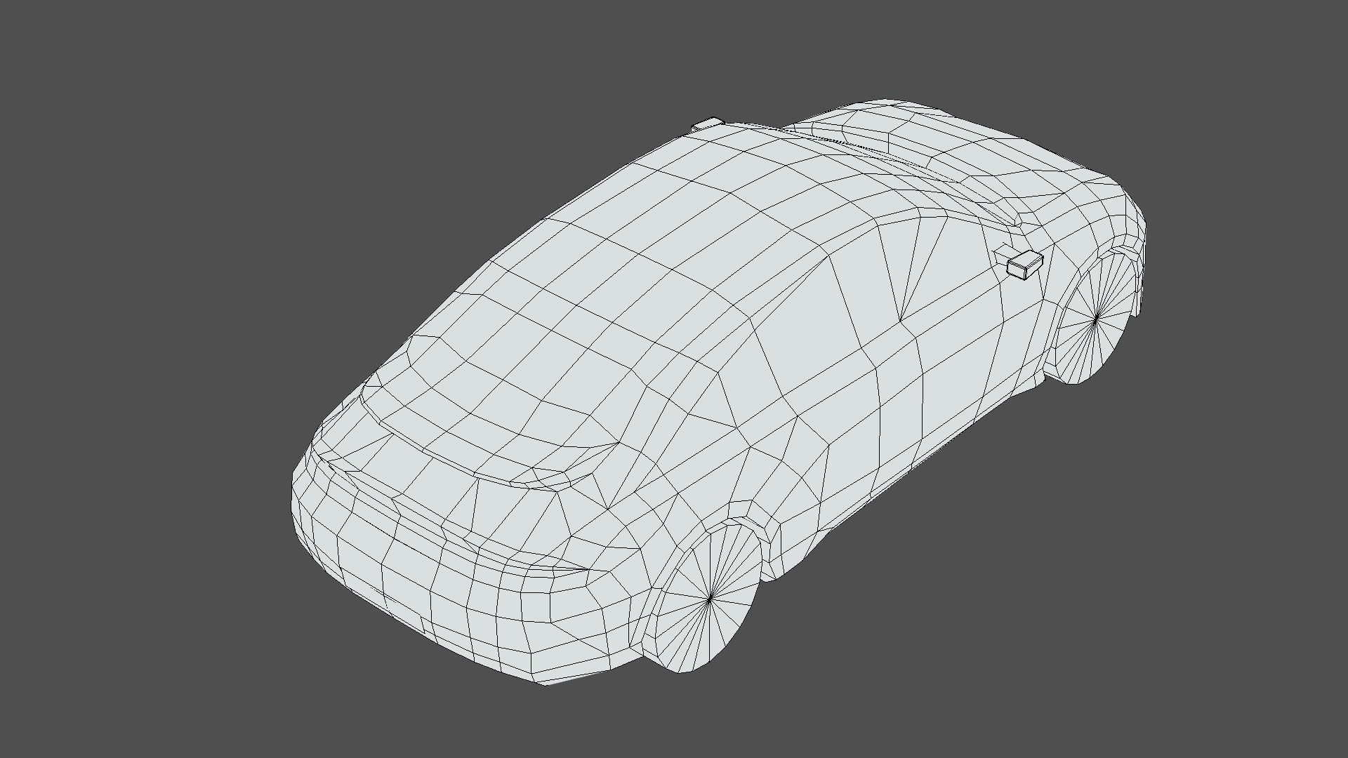 Hyundai IONIQ 6 Low-poly 3D model_5