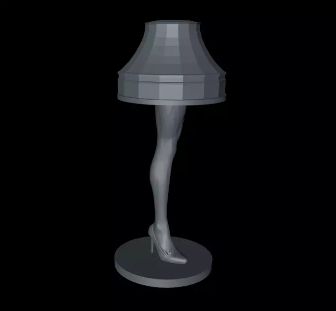 A Christmas Story Inspired Leg Lamp Free 3D print model_0