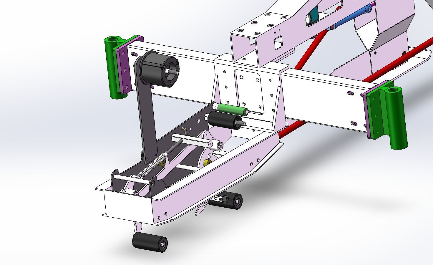 Box sealing machine 3D model_7