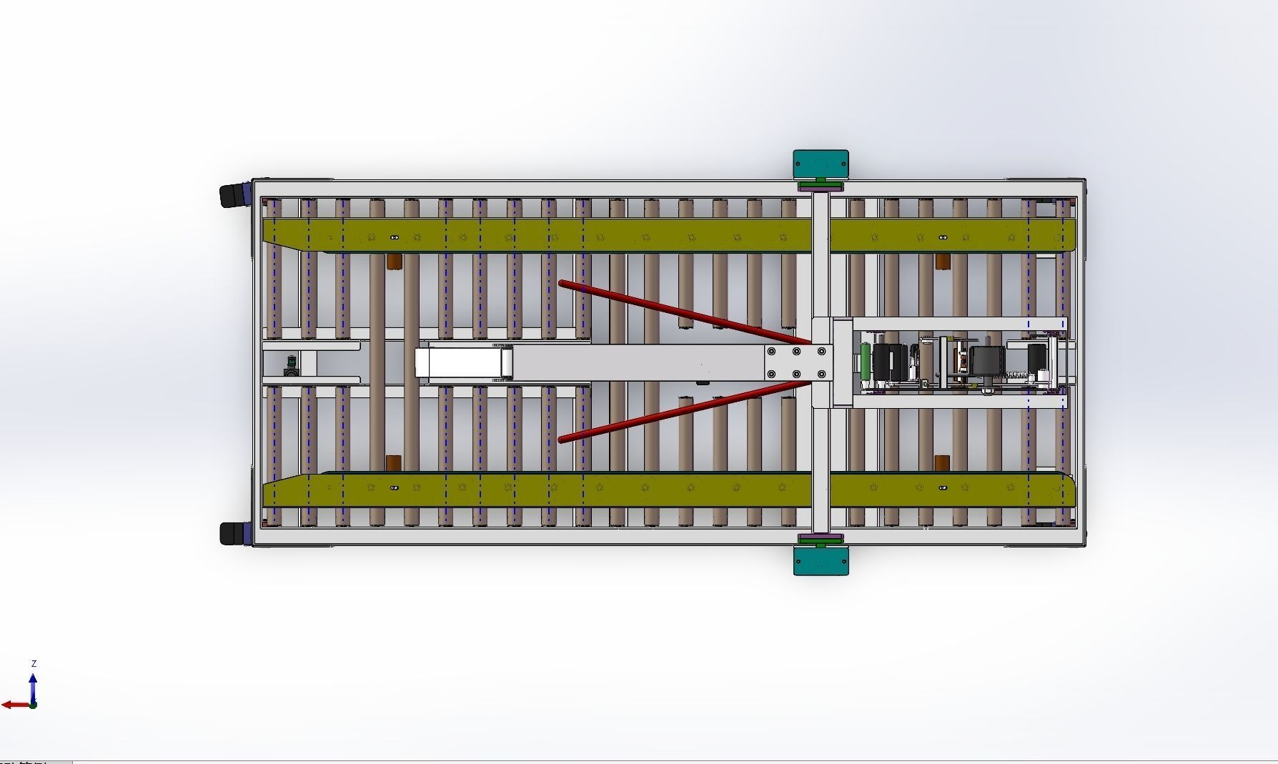 Box sealing machine 3D model_4