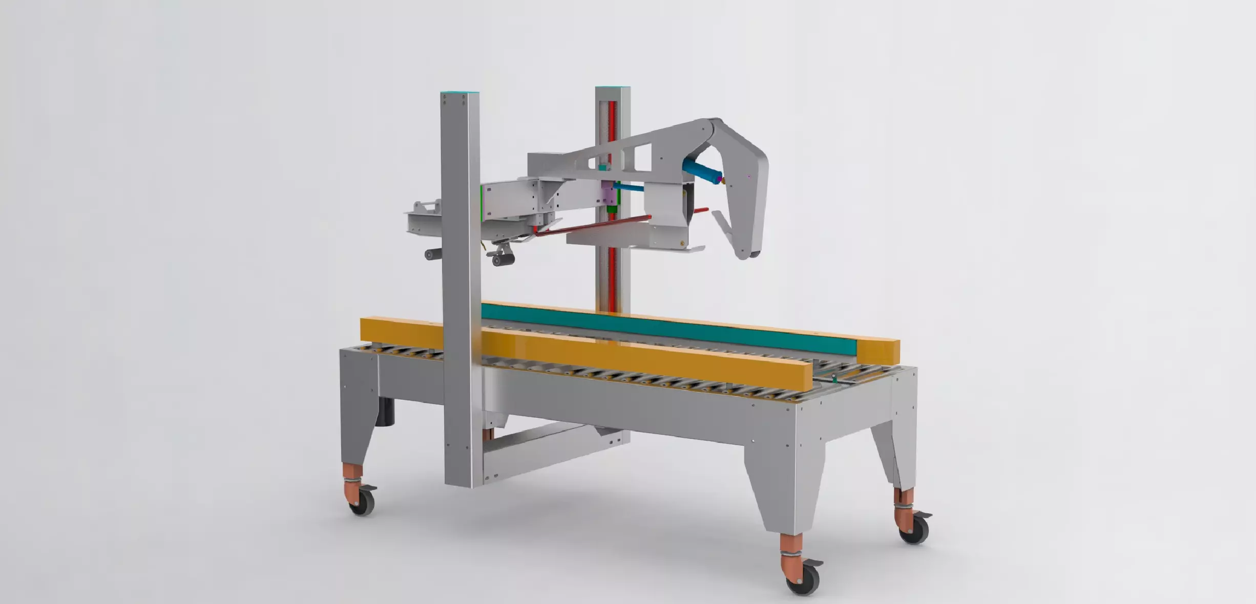 Box sealing machine 3D model_0