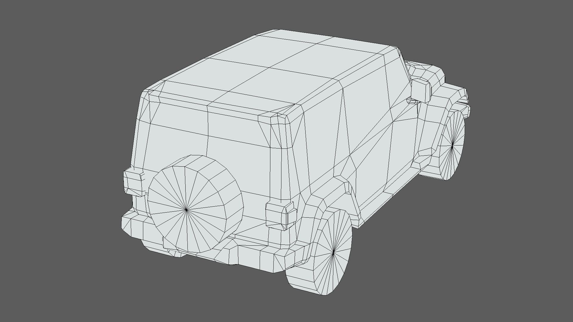 Jeep Wrangler 4xe 2024 Low-poly 3D model_6