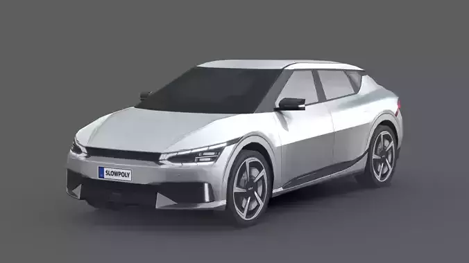Kia EV6 GT Low-poly 3D model