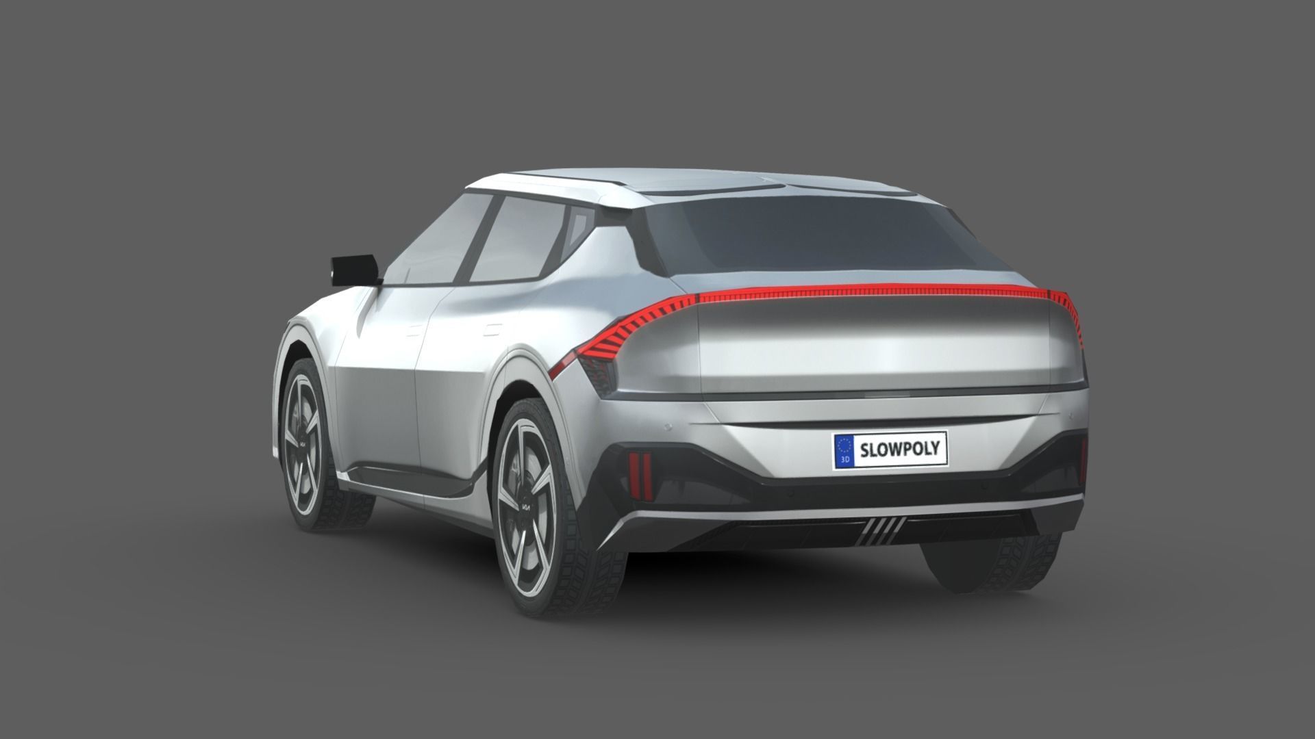 Kia EV6 GT Low-poly 3D model_1