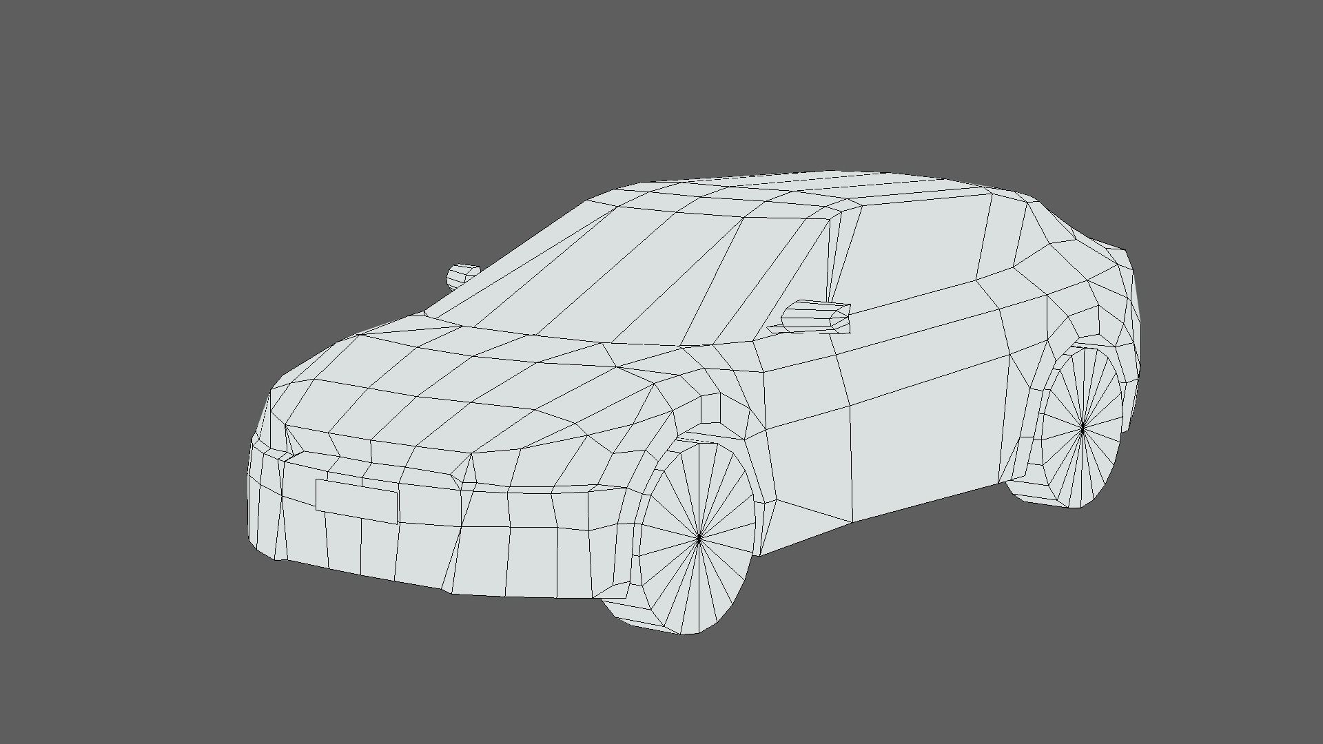 Kia EV6 GT Low-poly 3D model_4