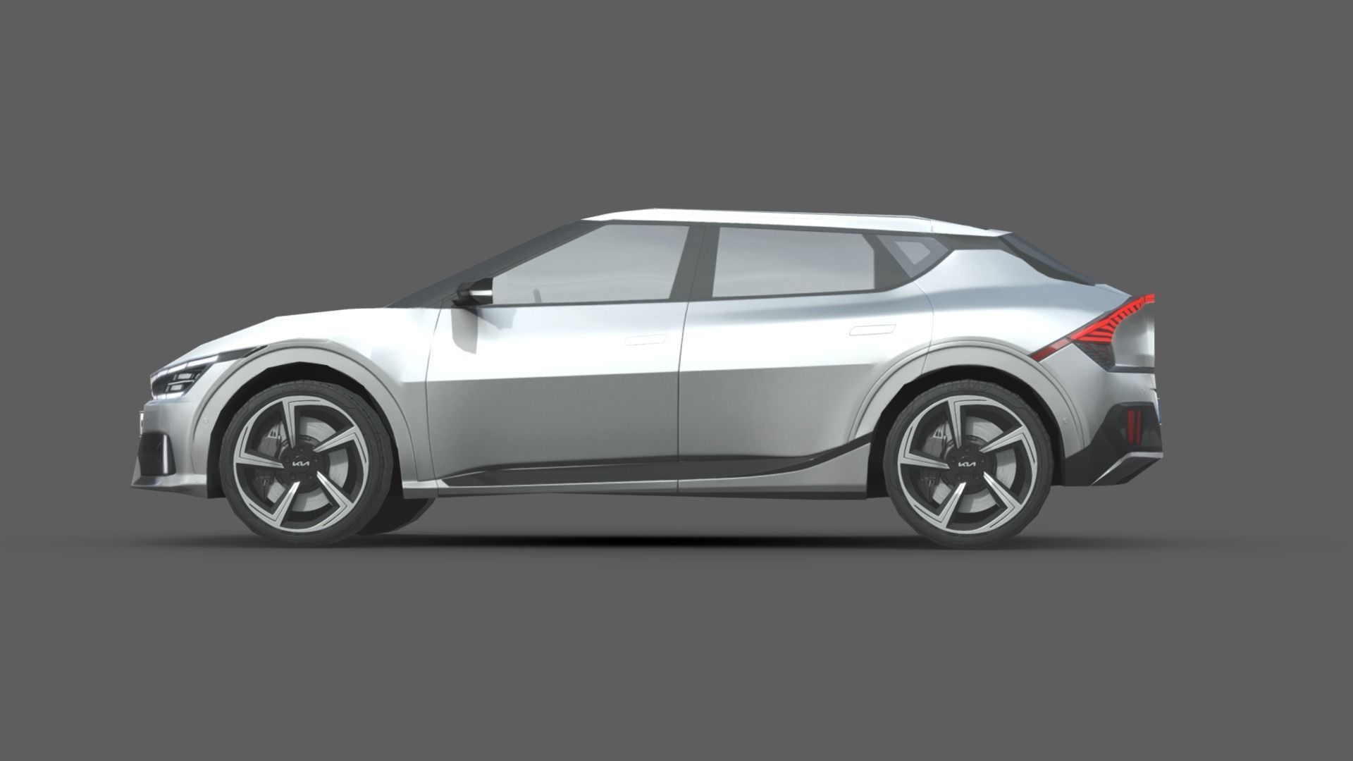 Kia EV6 GT Low-poly 3D model_2