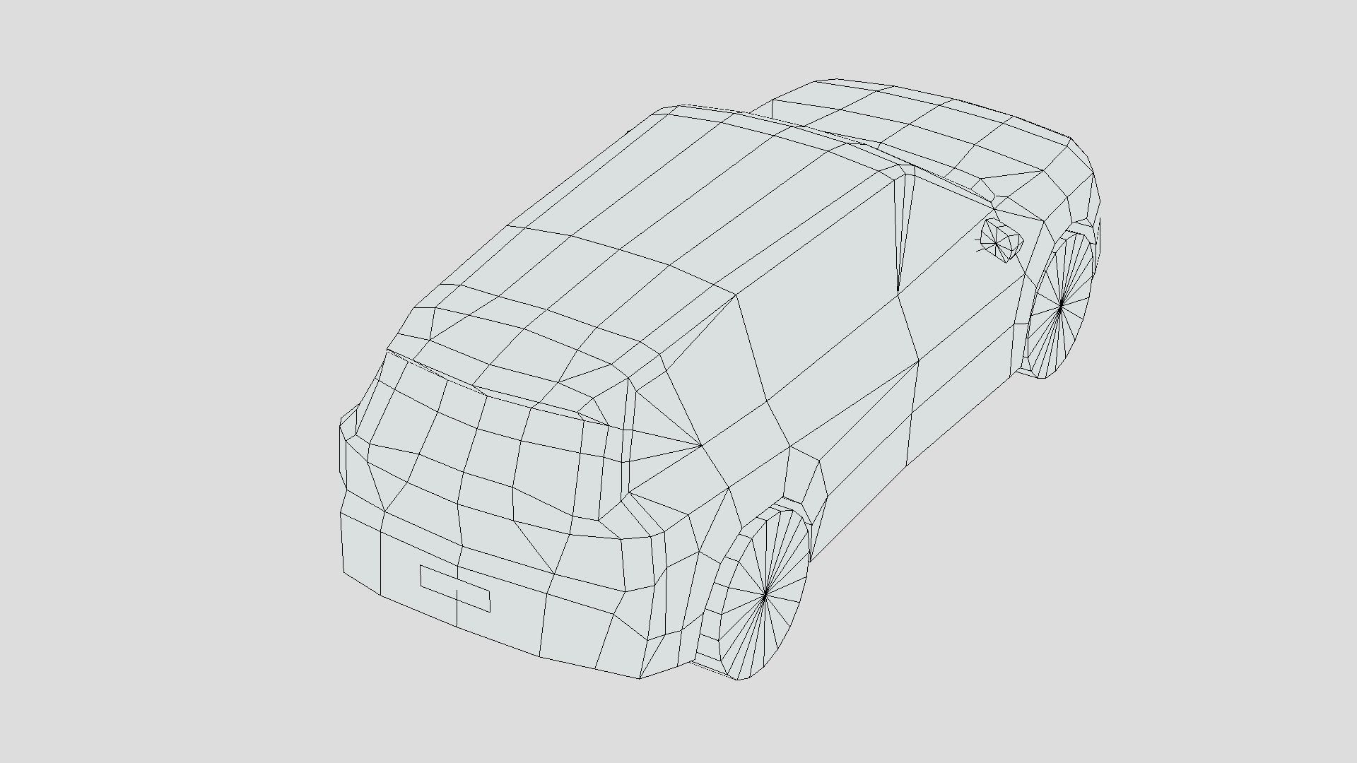 Kia EV9 GT-Line Low-poly 3D model_6