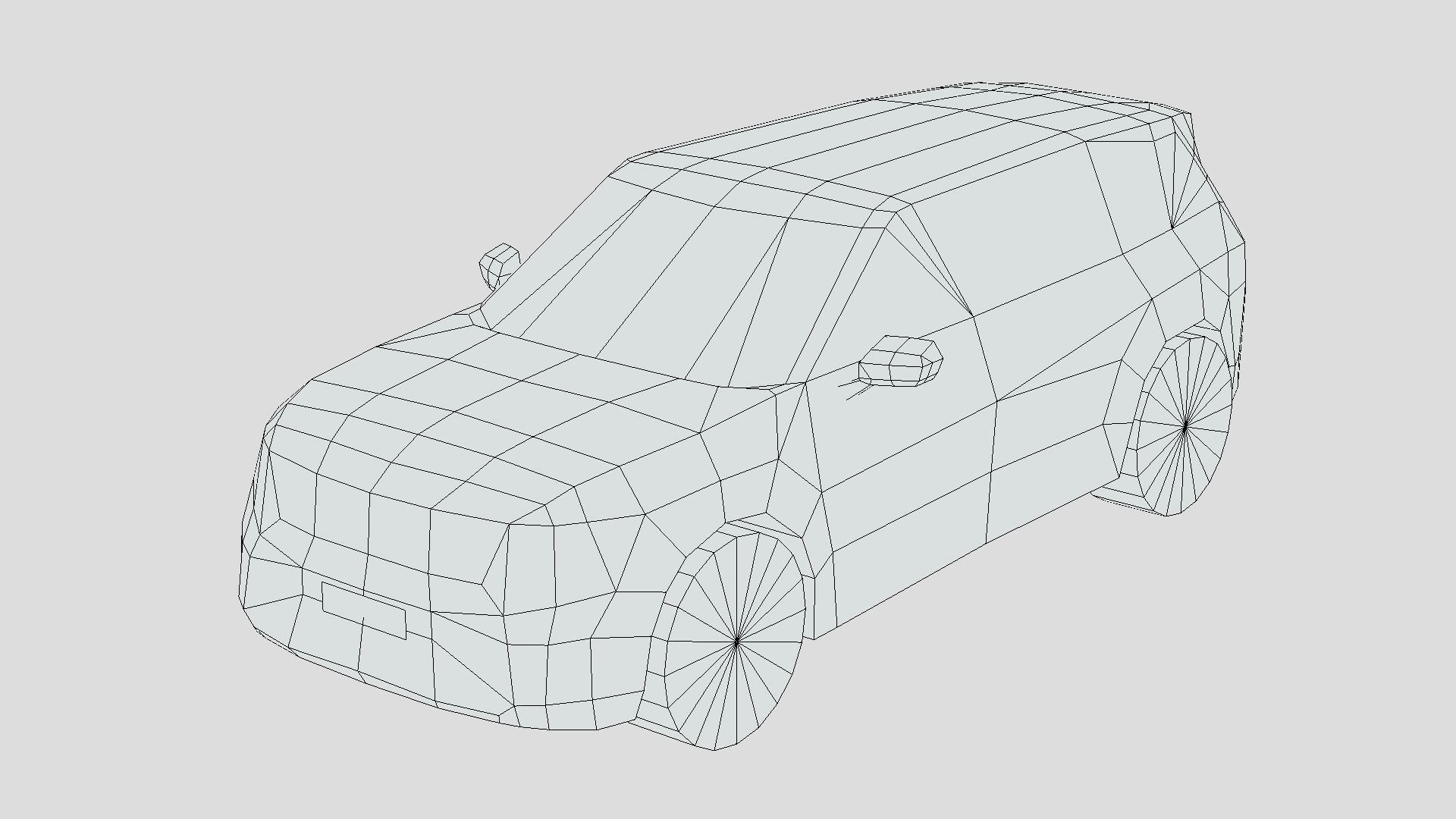 Kia EV9 GT-Line Low-poly 3D model_5