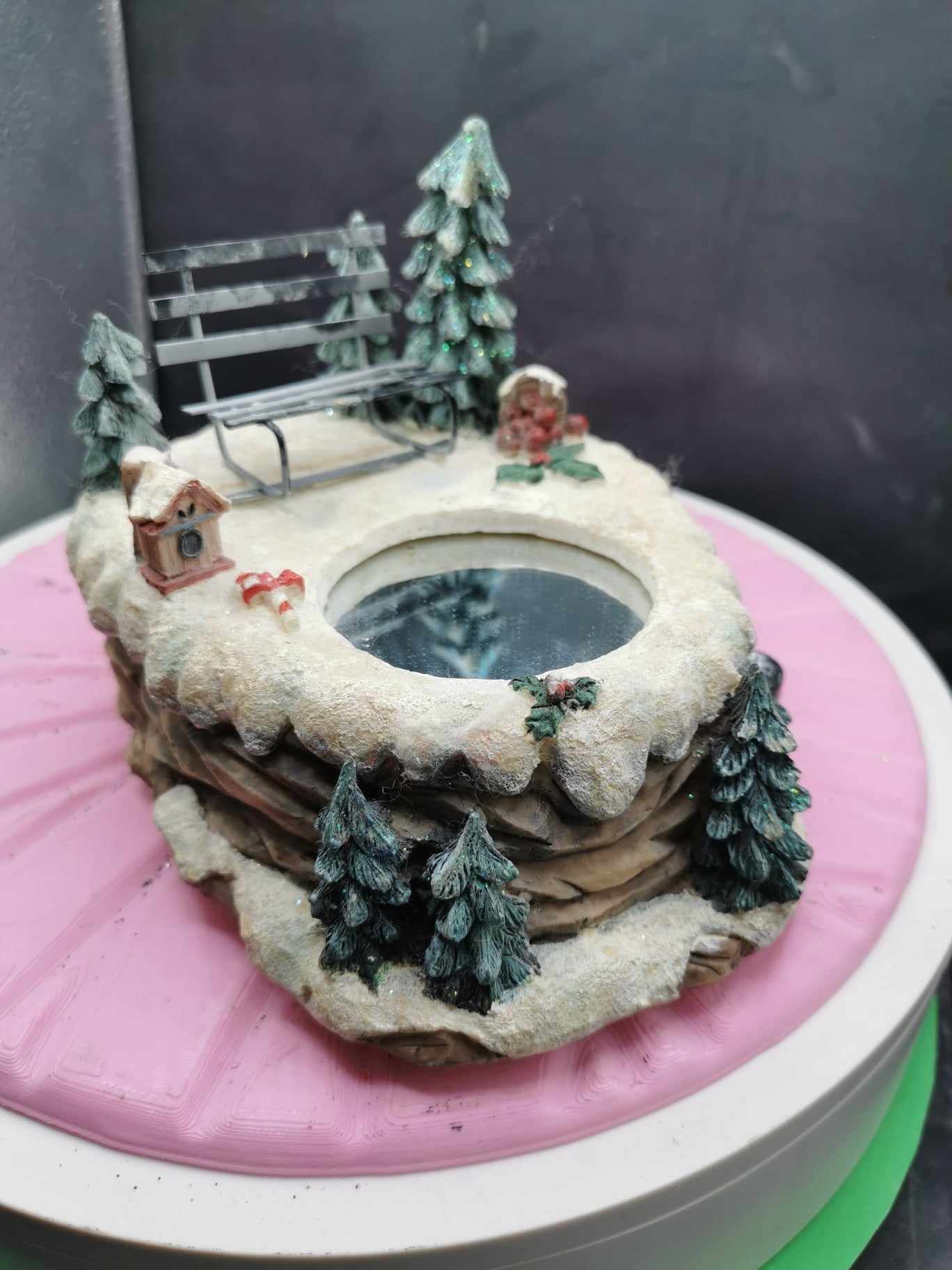 christmas skating pond 3D print model_6