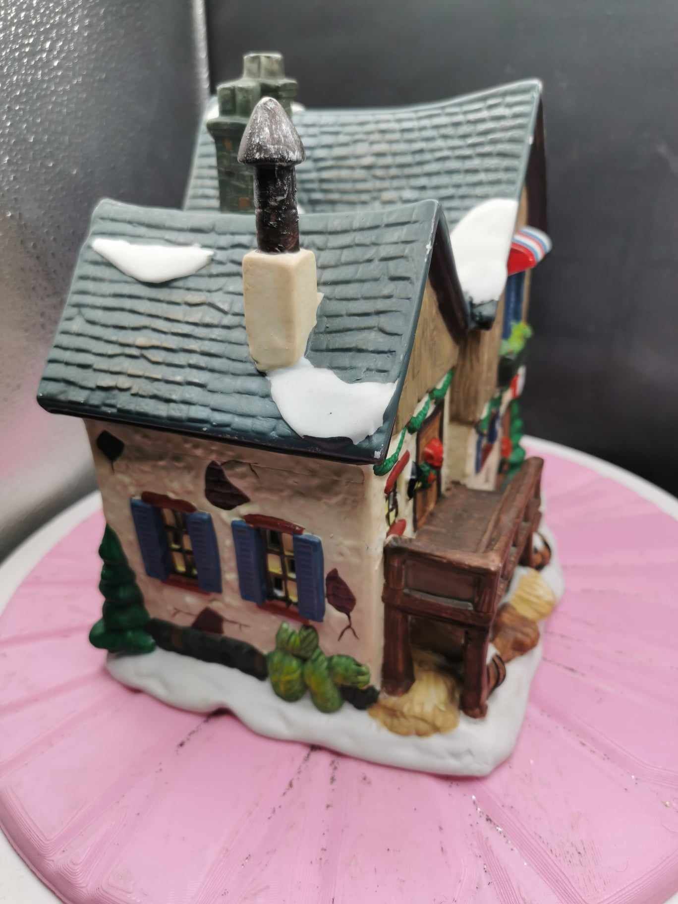 christmas village inn 3D print model_4