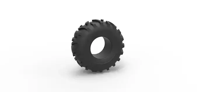 Offroad tire 122 Scale 1 to 25