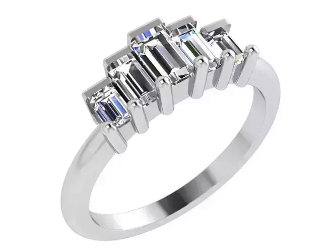 Baguette Straight Ring 4651