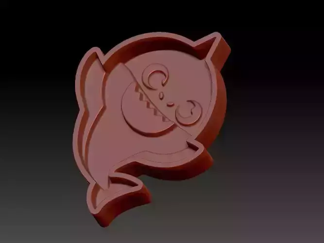 Shark toy mold Free 3D print model