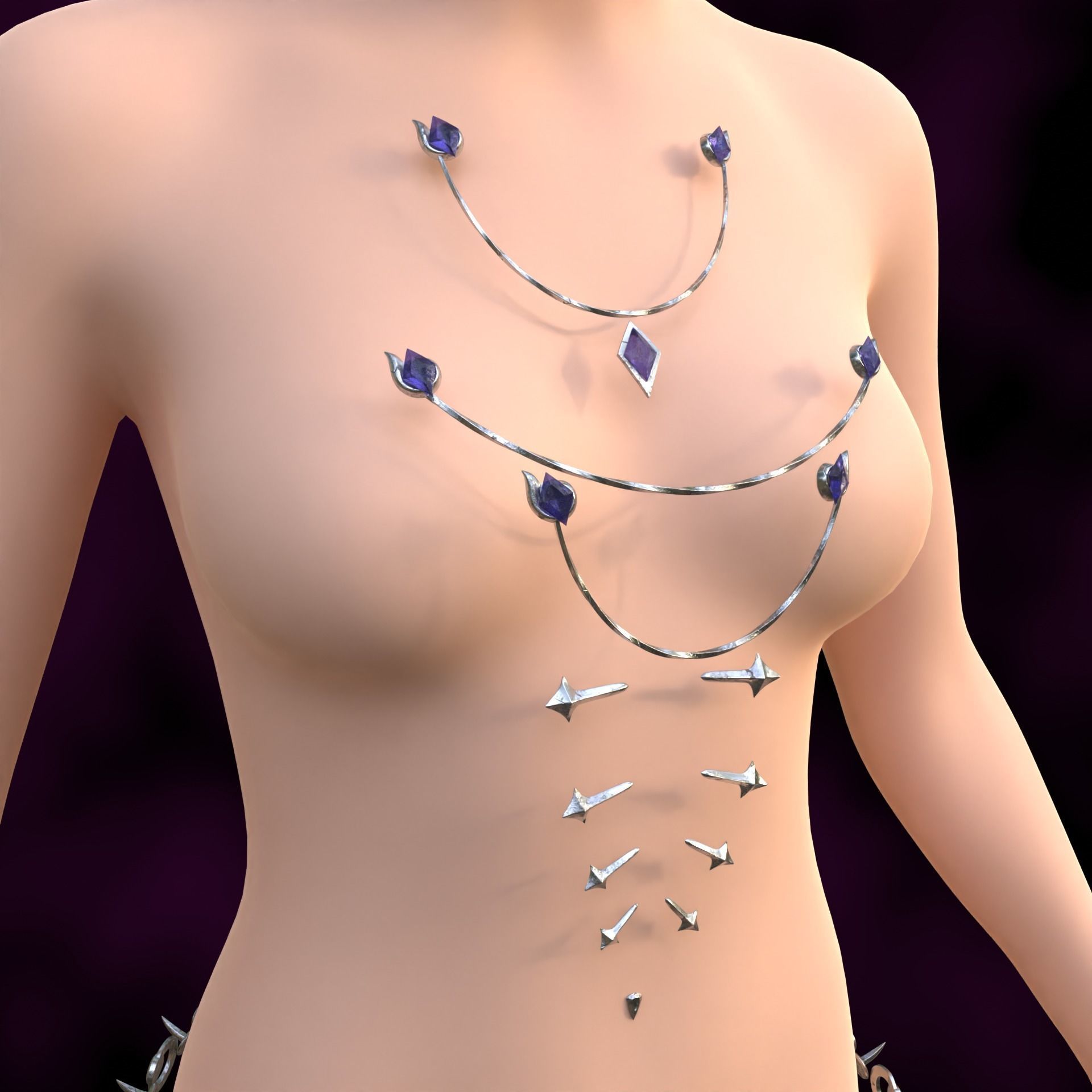 Orin Cosplay Set Baldurs Gate 3 3D print model_9